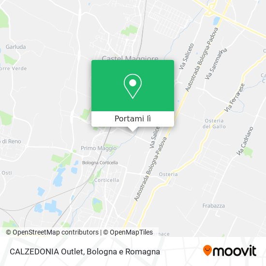 Mappa CALZEDONIA Outlet