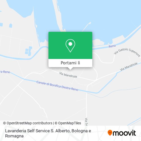 Mappa Lavanderia Self Service S. Alberto