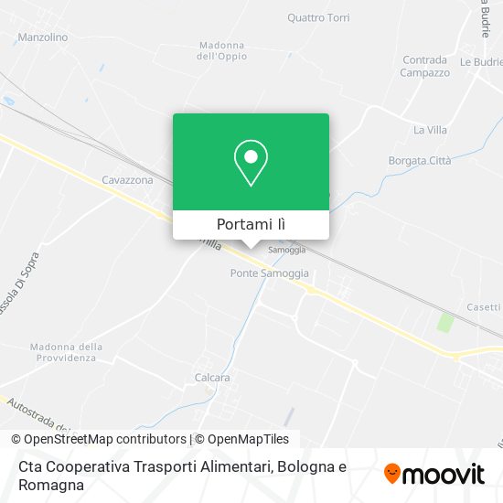 Mappa Cta Cooperativa Trasporti Alimentari