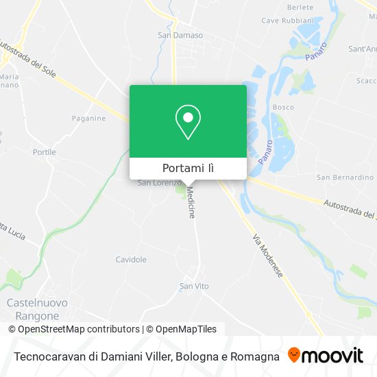 Mappa Tecnocaravan di Damiani Viller
