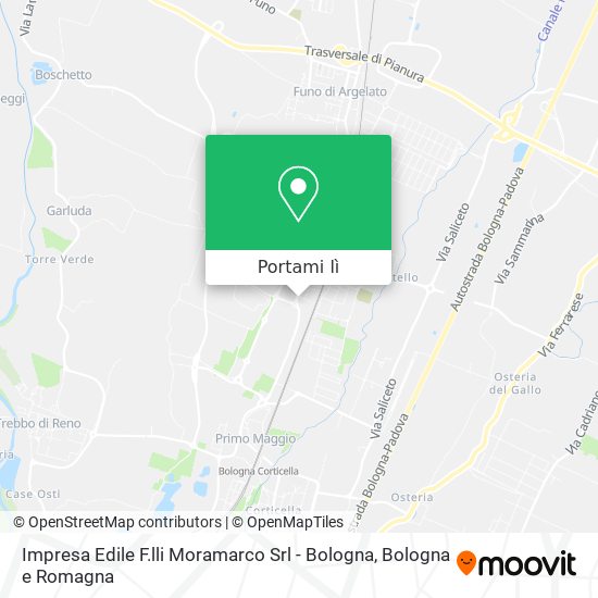 Mappa Impresa Edile F.lli Moramarco Srl - Bologna