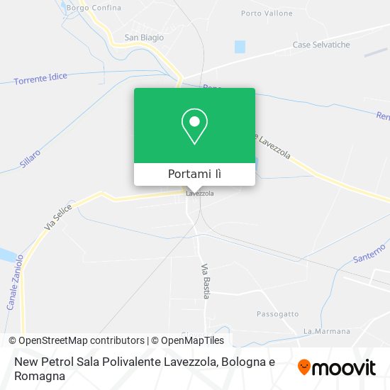 Mappa New Petrol Sala Polivalente Lavezzola