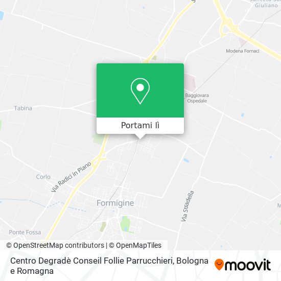 Mappa Centro Degradè Conseil Follie Parrucchieri