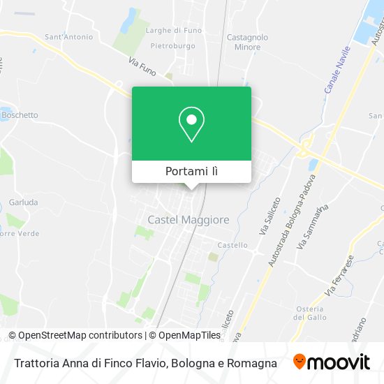 Mappa Trattoria Anna di Finco Flavio