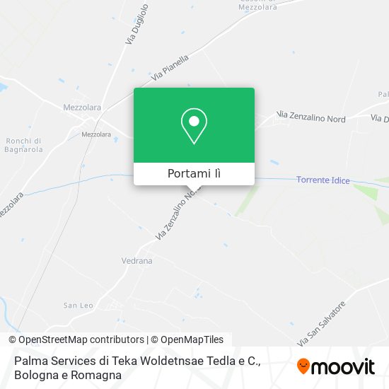 Mappa Palma Services di Teka Woldetnsae Tedla e C.