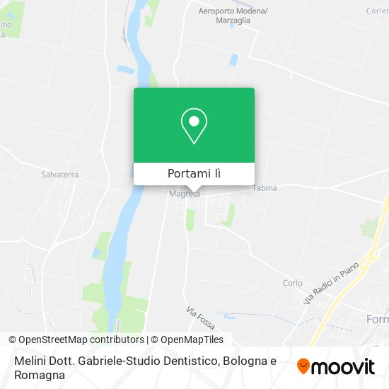 Mappa Melini Dott. Gabriele-Studio Dentistico