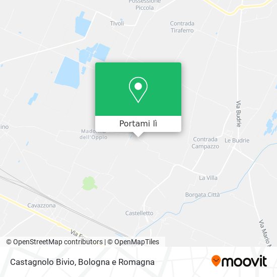 Mappa Castagnolo Bivio