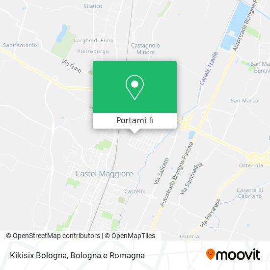 Mappa Kikisix Bologna
