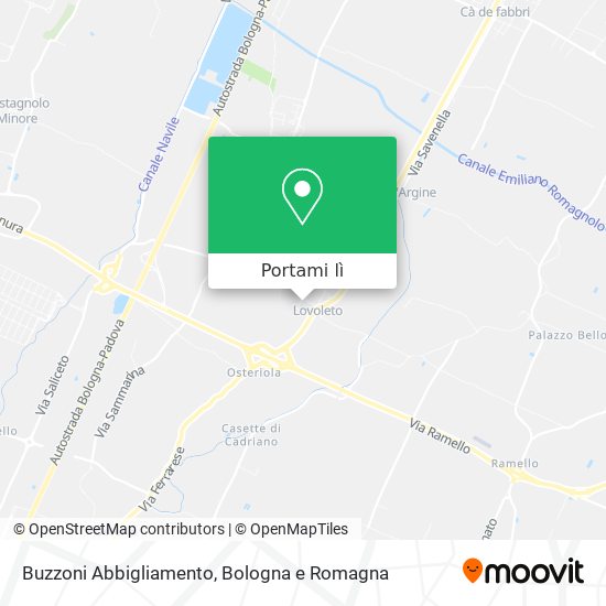 Mappa Buzzoni Abbigliamento