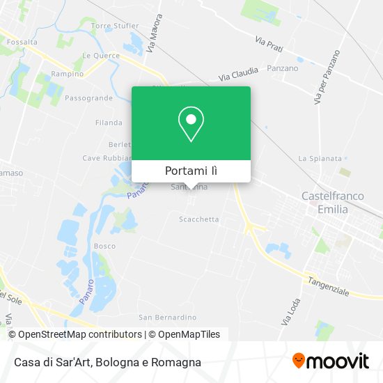 Mappa Casa di Sar'Art