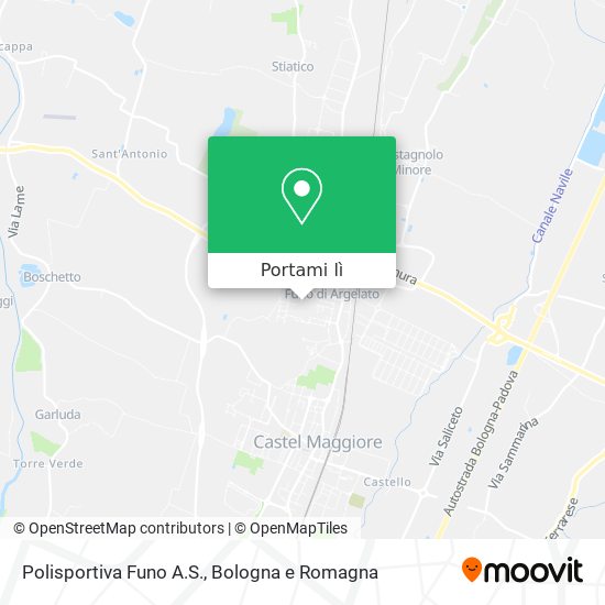 Mappa Polisportiva Funo A.S.