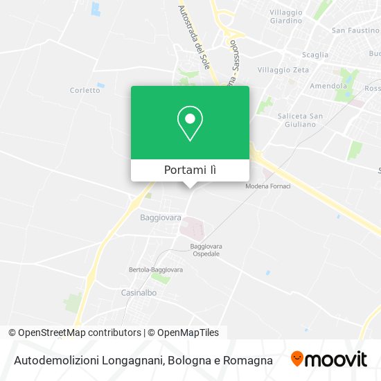 Mappa Autodemolizioni Longagnani