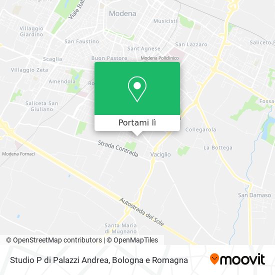 Mappa Studio P di Palazzi Andrea