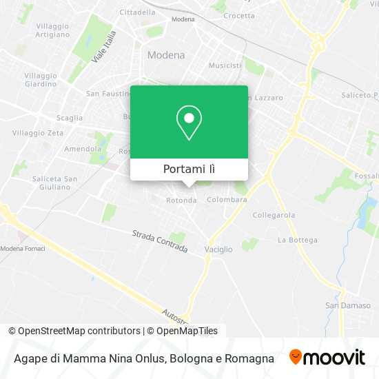 Mappa Agape di Mamma Nina Onlus