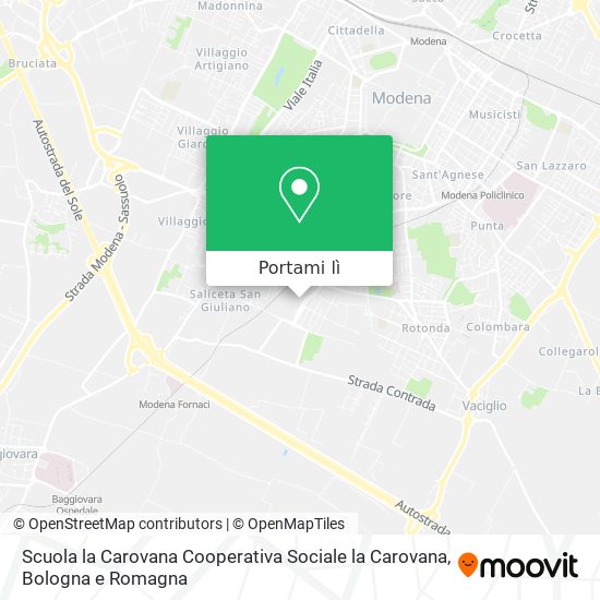 Mappa Scuola la Carovana Cooperativa Sociale la Carovana