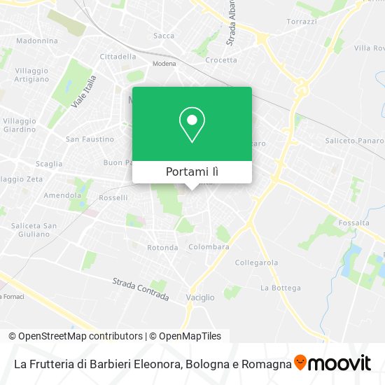 Mappa La Frutteria di Barbieri Eleonora