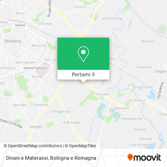 Mappa Divani e Materassi