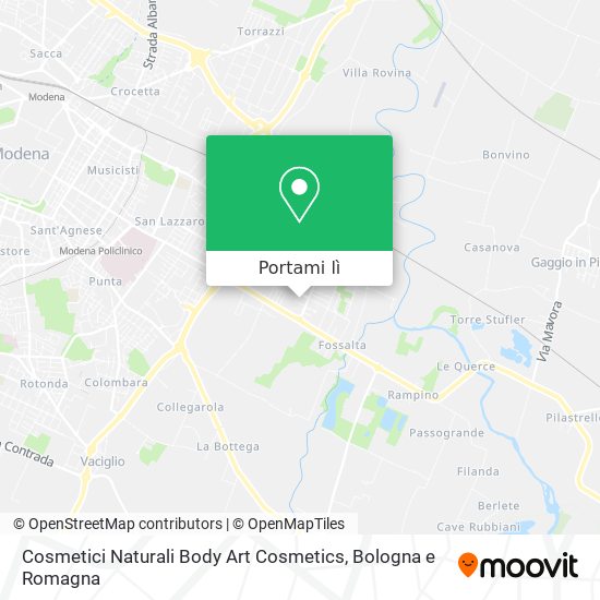 Mappa Cosmetici Naturali Body Art Cosmetics