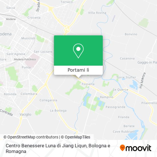 Mappa Centro Benessere Luna di Jiang Liqun
