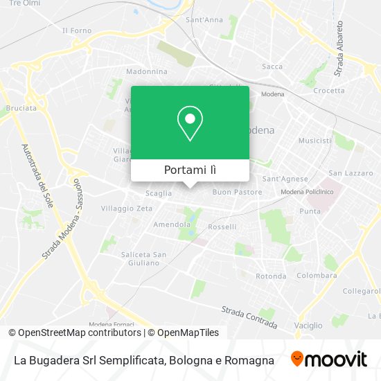 Mappa La Bugadera Srl Semplificata