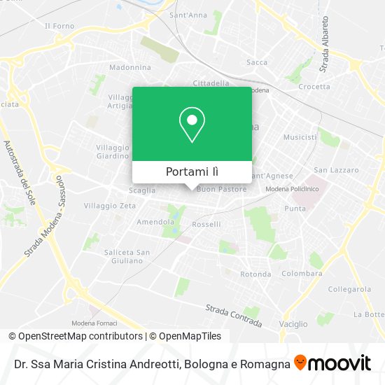 Mappa Dr. Ssa Maria Cristina Andreotti