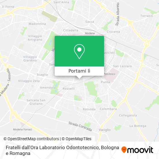 Mappa Fratelli dall'Ora Laboratorio Odontotecnico