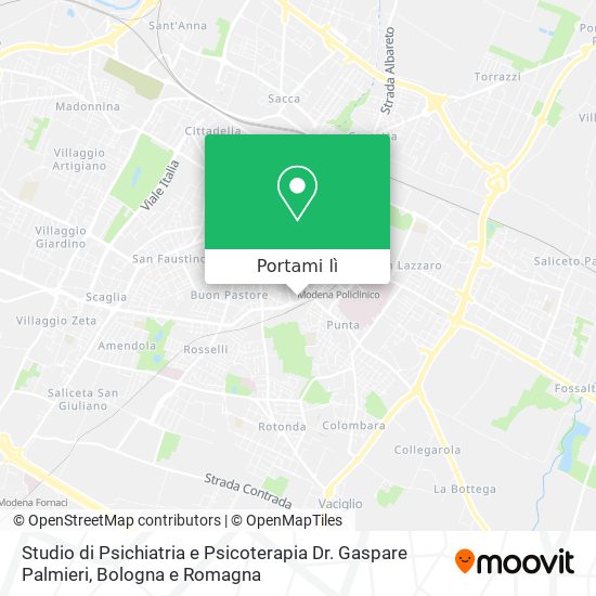 Mappa Studio di Psichiatria e Psicoterapia Dr. Gaspare Palmieri