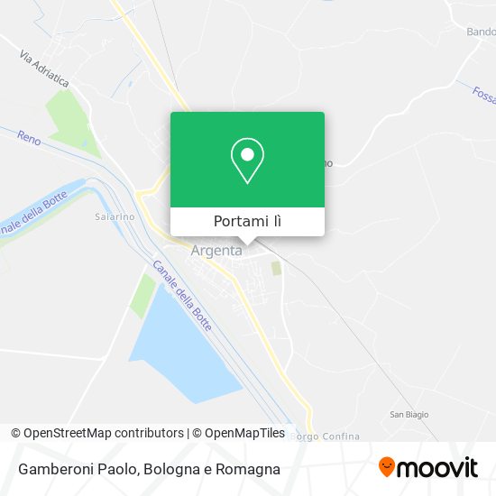 Mappa Gamberoni Paolo