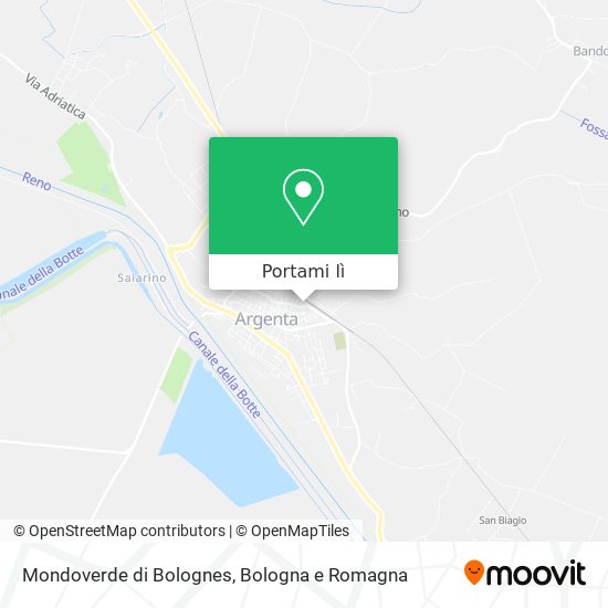 Mappa Mondoverde di Bolognes