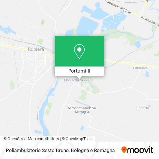 Mappa Poliambulatorio Sesto Bruno