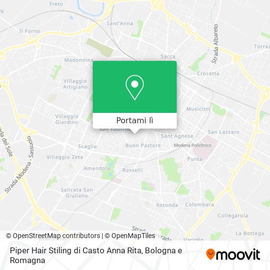 Mappa Piper Hair Stiling di Casto Anna Rita