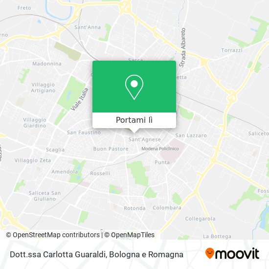 Mappa Dott.ssa Carlotta Guaraldi