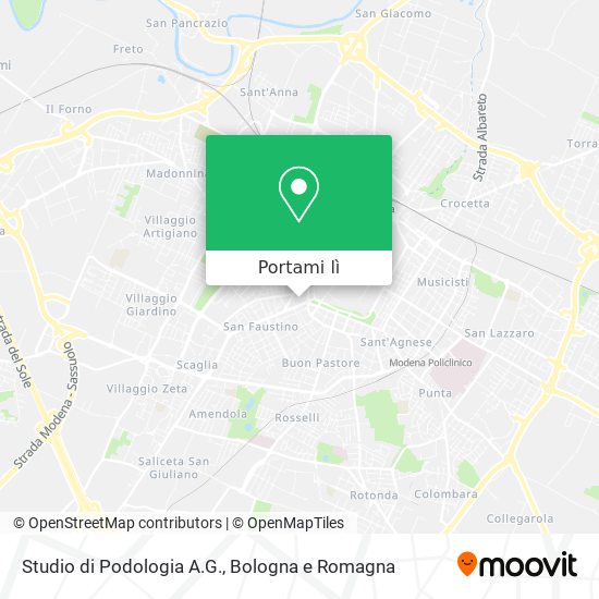 Mappa Studio di Podologia A.G.