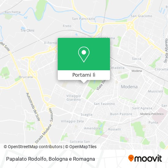 Mappa Papalato Rodolfo