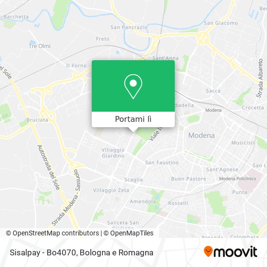 Mappa Sisalpay - Bo4070