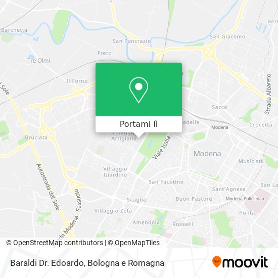 Mappa Baraldi Dr. Edoardo