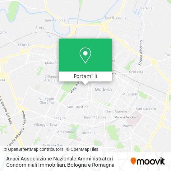 Mappa Anaci Associazione Nazionale Amministratori Condominiali Immobiliari