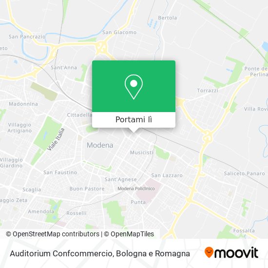 Mappa Auditorium Confcommercio