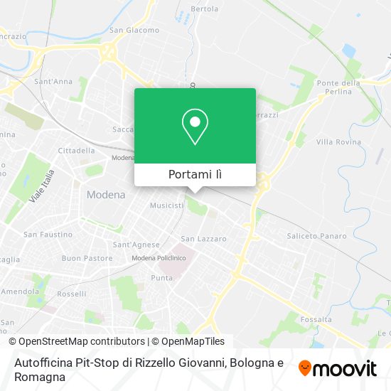 Mappa Autofficina Pit-Stop di Rizzello Giovanni