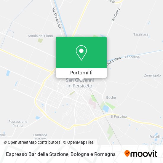 Mappa Espresso Bar della Stazione