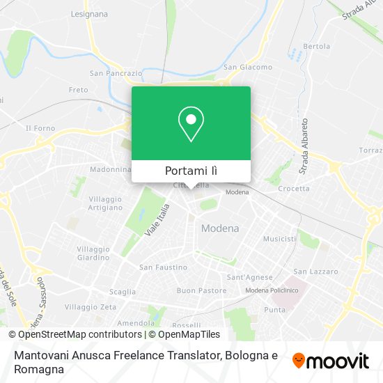 Mappa Mantovani Anusca Freelance Translator
