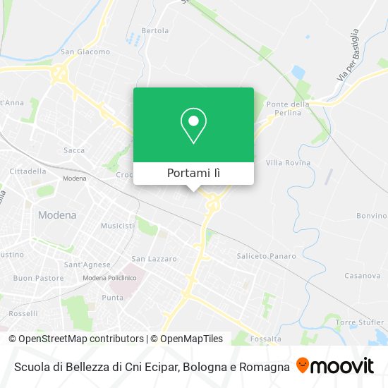 Mappa Scuola di Bellezza di Cni Ecipar