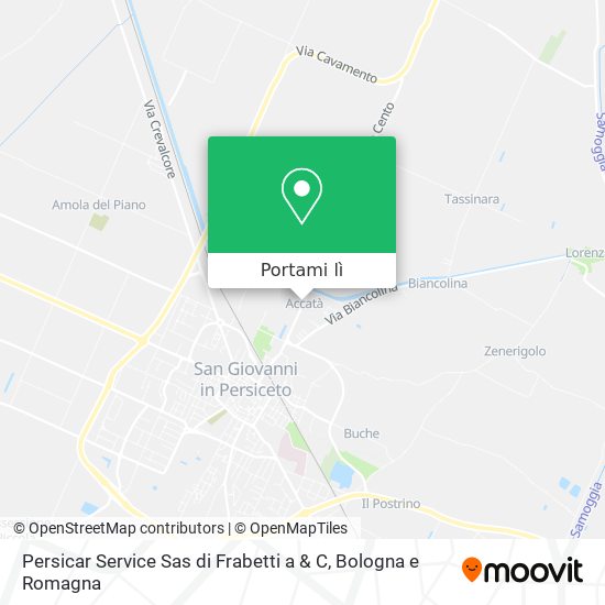 Mappa Persicar Service Sas di Frabetti a & C