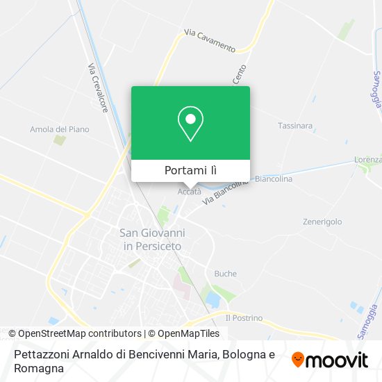 Mappa Pettazzoni Arnaldo di Bencivenni Maria