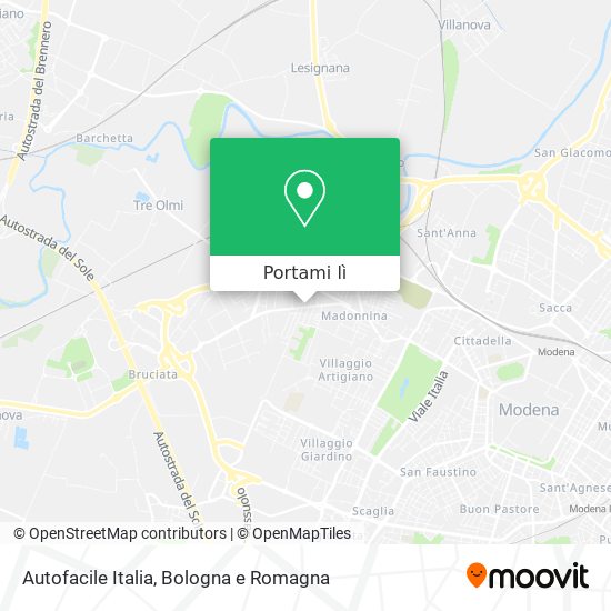 Mappa Autofacile Italia