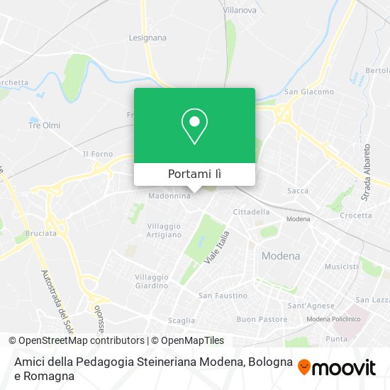 Mappa Amici della Pedagogia Steineriana Modena
