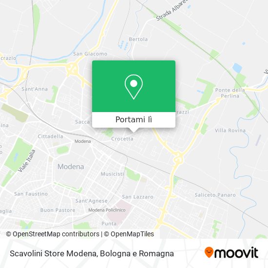 Mappa Scavolini Store Modena