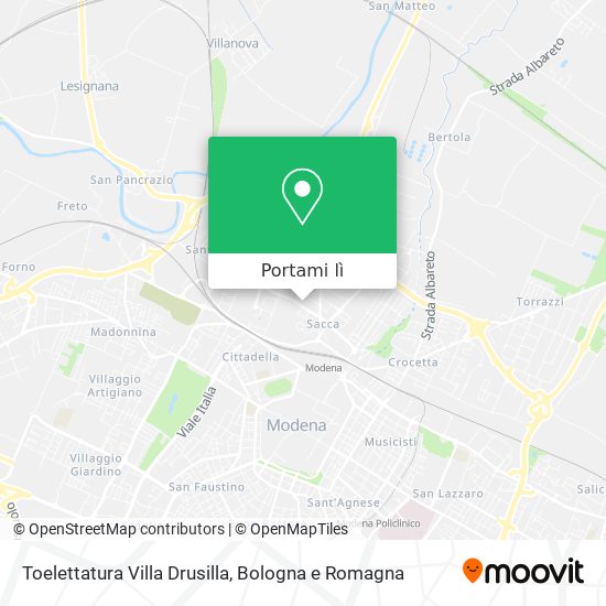 Mappa Toelettatura Villa Drusilla