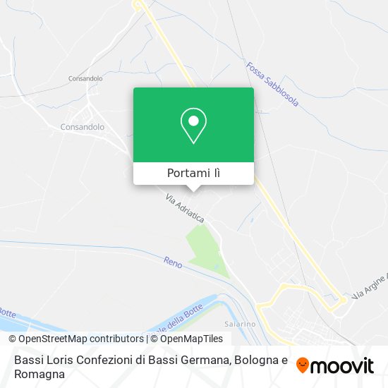 Mappa Bassi Loris Confezioni di Bassi Germana