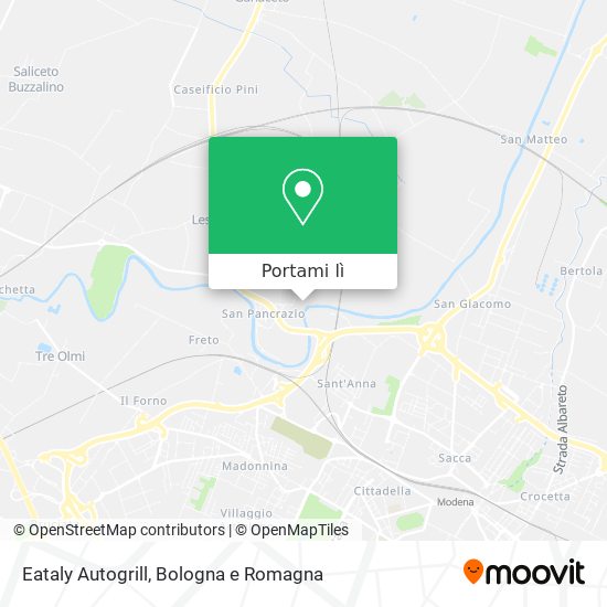 Mappa Eataly Autogrill